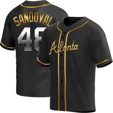 Black Golden Pablo Sandoval Youth Atlanta Braves Alternate Jersey - Replica