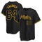 Black Hurston Waldrep Men's Atlanta Braves Snake Skin City Jersey - Replica Big Tall
