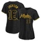 Black Sonny Jackson Women's Atlanta Braves Snake Skin City Jersey - Authentic Plus Size