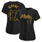 Black Tom Glavine Women's Atlanta Braves Snake Skin City Jersey - Authentic Plus Size