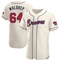 Cream Hurston Waldrep Men's Atlanta Braves Alternate Jersey - Authentic Big Tall