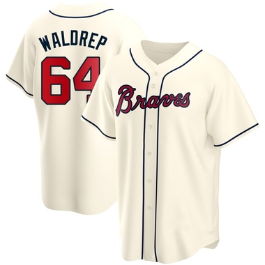 Cream Hurston Waldrep Youth Atlanta Braves Alternate Jersey - Replica