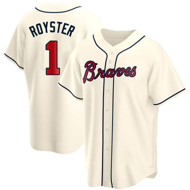 Cream Jerry Royster Youth Atlanta Braves Alternate Jersey - Replica