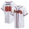 Gold Grant Holmes Men's Atlanta Braves White 2022 Program Jersey - Replica Big Tall