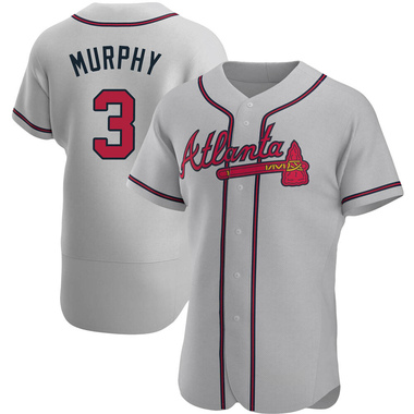 Gray Dale Murphy Men's Atlanta Braves Road Jersey - Authentic Big Tall