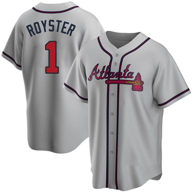 Gray Jerry Royster Youth Atlanta Braves Road Jersey - Replica