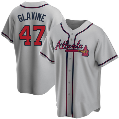 Gray Tom Glavine Youth Atlanta Braves Road Jersey - Replica
