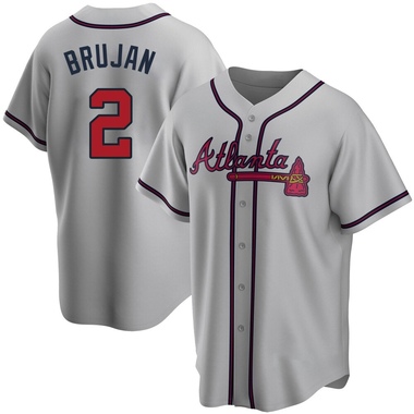 Gray Vidal Brujan Youth Atlanta Braves Road Jersey - Replica