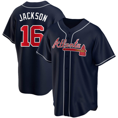 Navy Sonny Jackson Men's Atlanta Braves Alternate Jersey - Replica Big Tall