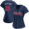 Navy Sonny Jackson Women's Atlanta Braves Alternate Jersey - Replica Plus Size