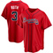 Red Babe Ruth Youth Atlanta Braves Alternate Jersey - Replica