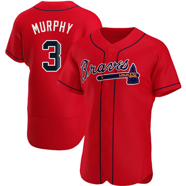 Red Dale Murphy Men's Atlanta Braves Alternate Jersey - Authentic Big Tall
