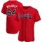 Red Hurston Waldrep Men's Atlanta Braves Alternate Jersey - Authentic Big Tall