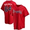 Red Hurston Waldrep Men's Atlanta Braves Alternate Jersey - Replica Big Tall