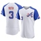 White Babe Ruth Men's Atlanta Braves 2023 City Connect Jersey - Authentic Big Tall