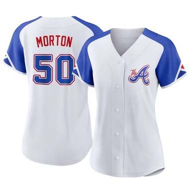 White Charlie Morton Women's Atlanta Braves 2023 City Connect Jersey - Authentic Plus Size