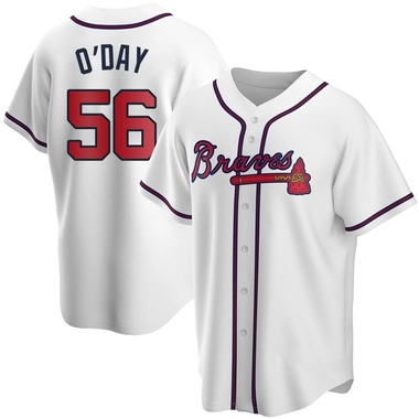 White Darren O'Day Youth Atlanta Braves Home Jersey - Replica