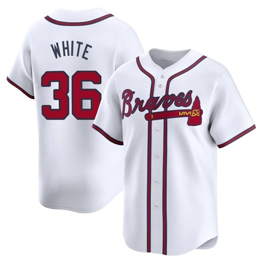 White Eli White Men's Atlanta Braves Home Jersey - Limited Big Tall