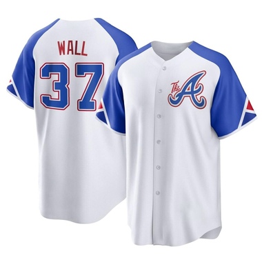 White Forrest Wall Youth Atlanta Braves 2023 City Connect Jersey - Replica