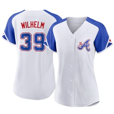 White Hoyt Wilhelm Women's Atlanta Braves 2023 City Connect Jersey - Authentic Plus Size