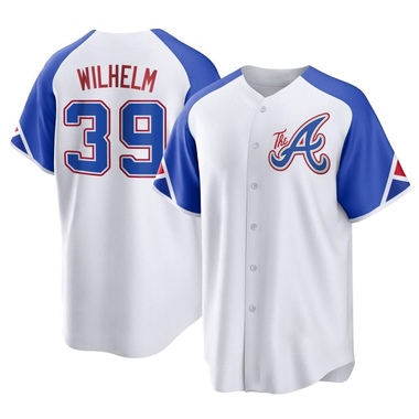 White Hoyt Wilhelm Youth Atlanta Braves 2023 City Connect Jersey - Replica