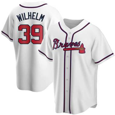 White Hoyt Wilhelm Youth Atlanta Braves Home Jersey - Replica