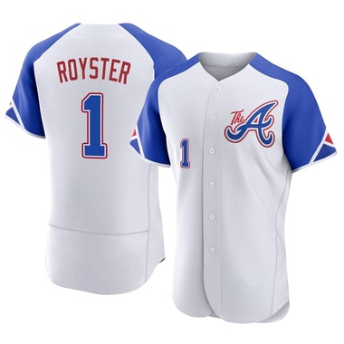 White Jerry Royster Men's Atlanta Braves 2023 City Connect Jersey - Authentic Big Tall