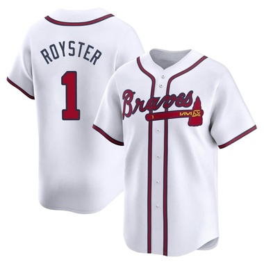White Jerry Royster Men's Atlanta Braves Home Jersey - Limited Big Tall