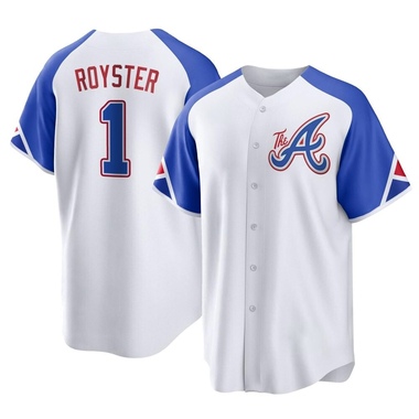White Jerry Royster Youth Atlanta Braves 2023 City Connect Jersey - Replica