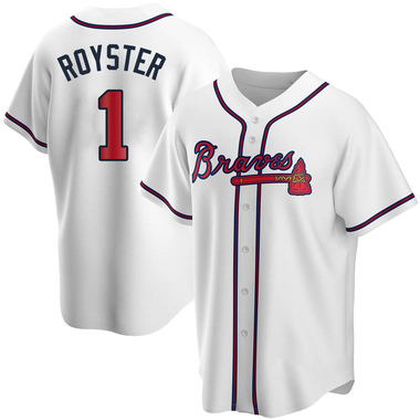 White Jerry Royster Youth Atlanta Braves Home Jersey - Replica