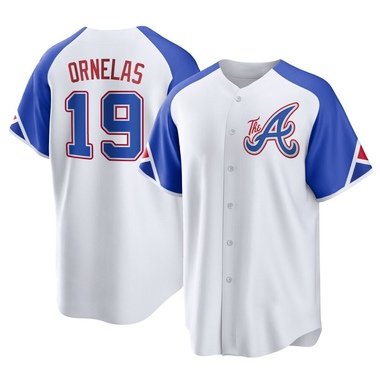 White Jonathan Ornelas Men's Atlanta Braves 2023 City Connect Jersey - Replica Big Tall