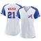 White Josh Walker Women's Atlanta Braves 2023 City Connect Jersey - Replica Plus Size