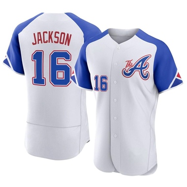 White Sonny Jackson Men's Atlanta Braves 2023 City Connect Jersey - Authentic Big Tall