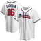 White Sonny Jackson Men's Atlanta Braves Home Jersey - Replica Big Tall